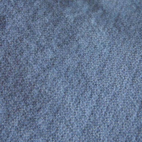 Couverture Pure Laine Ciel 240 X 260 Cm Bleu Clair