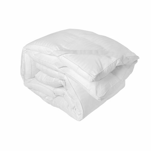 Surmatelas Microfibre Satin 200 X 200 Cm Blanc