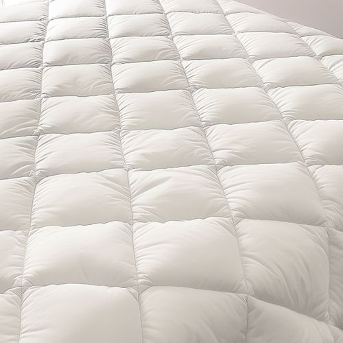Couette Microfibre - Chaude 240 X 280 Cm Blanc
