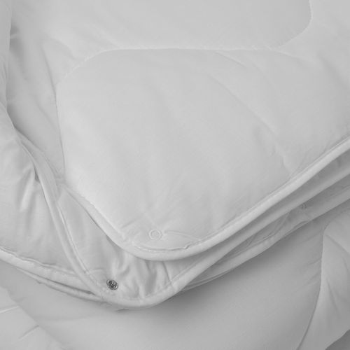 Couette Anti-acarien - 4 Saisons 200 X 200 Cm Blanc