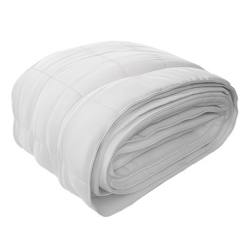 Couette Soie - Temperee 200 X 200 Cm Blanc