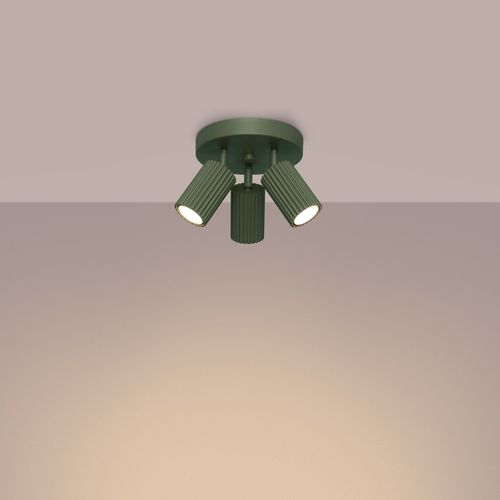 Plafonnier Onyx 3p Vert Olive