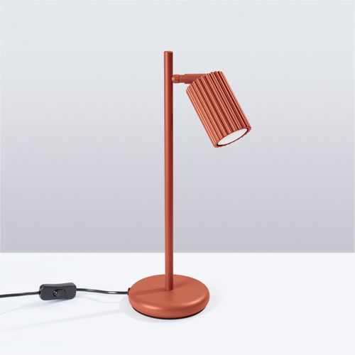 Lampe à Poser Onyx Rouge Ocre