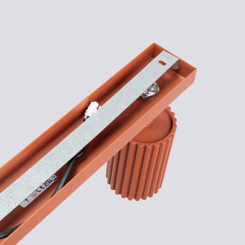 Plafonnier Onyx 6l Rouge Ocre