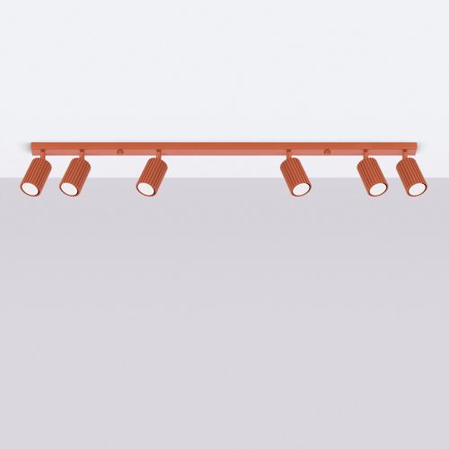 Plafonnier Onyx 6l Rouge Ocre