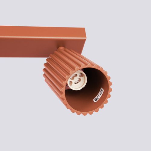 Plafonnier Onyx 6l Rouge Ocre