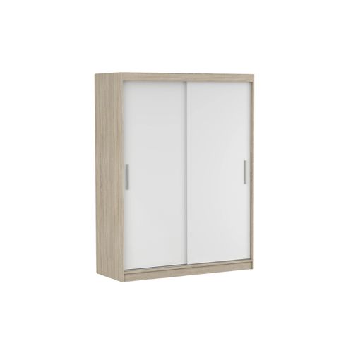Armoire Elsinore 150 Cm - Chêne - Blanc