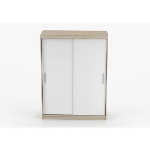 Armoire Elsinore 150 Cm - Chêne - Blanc
