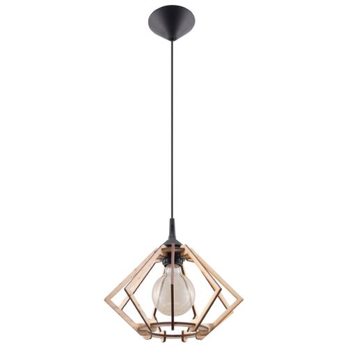Lampe Suspendue Pulsaria En Bois Naturel