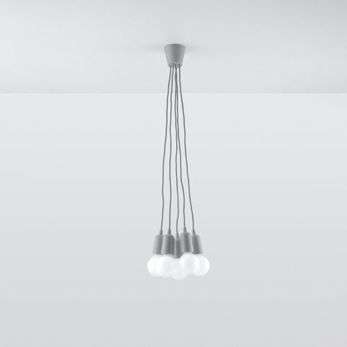 Lampe Suspendue Dione 5 Gris