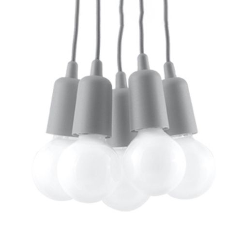 Lampe Suspendue Dione 5 Gris