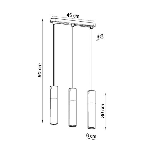 Lampe Pendante Polaris 3 Blanc