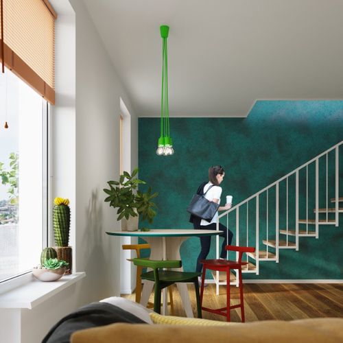 Lampe Suspendue Dione 1 Vert