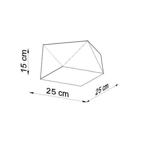 Plafonnier Hexastar 25 Blanc