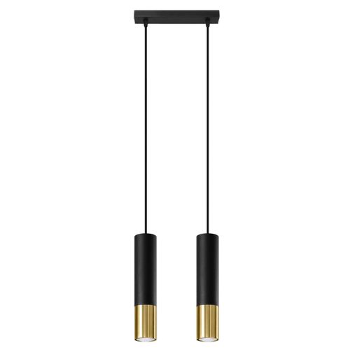 Lampe Suspendue Luminous 2 Noir-doré