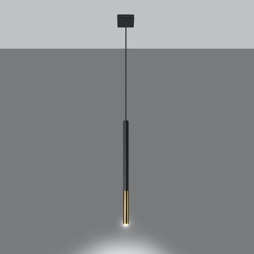 Lampe Suspendue Mizar 1 Noir-doré