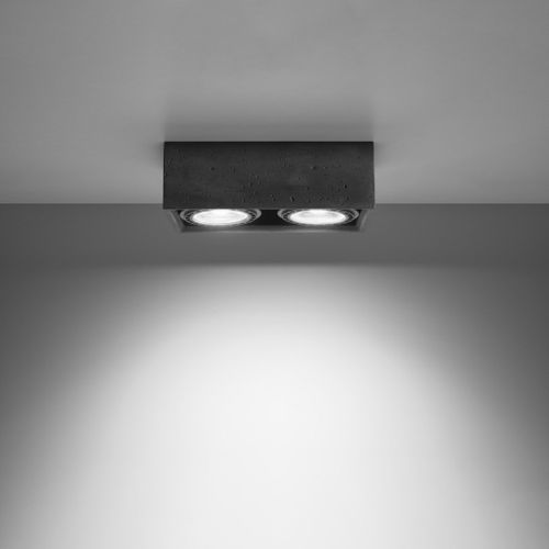Plafonnier Quatron 2 Béton