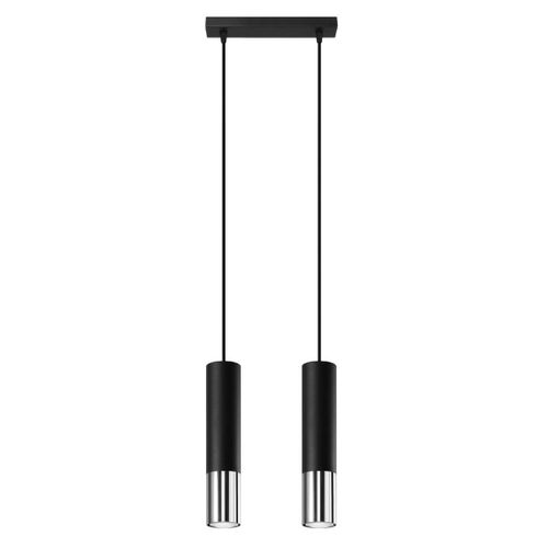 Lampe Suspendue Luminous 2 Noir-chrome