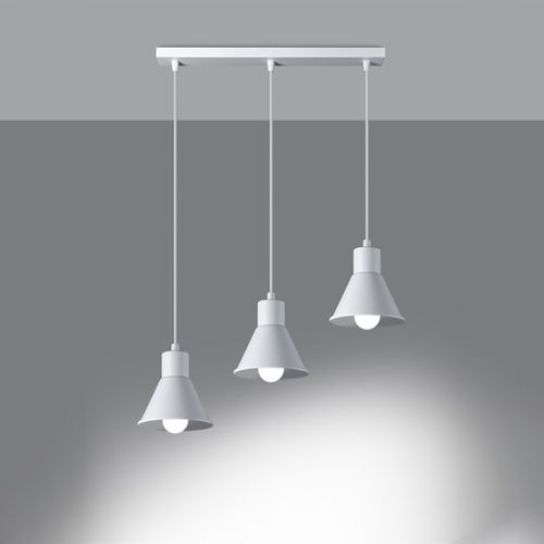 Lampe Pendante Yara 3 Blanche [e27].