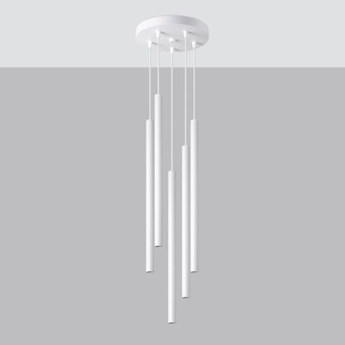 Lampe Suspendue Novastel 5p Blanc