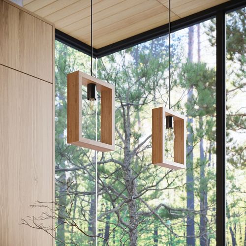 Lampe Suspendue Astrelis Bois Naturel