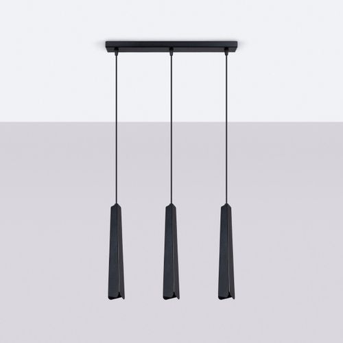 Lampe Suspendue Prismatica 3l Noir