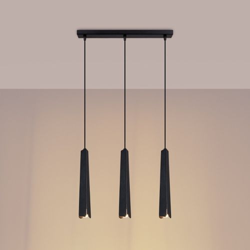Lampe Suspendue Prismatica 3l Noir
