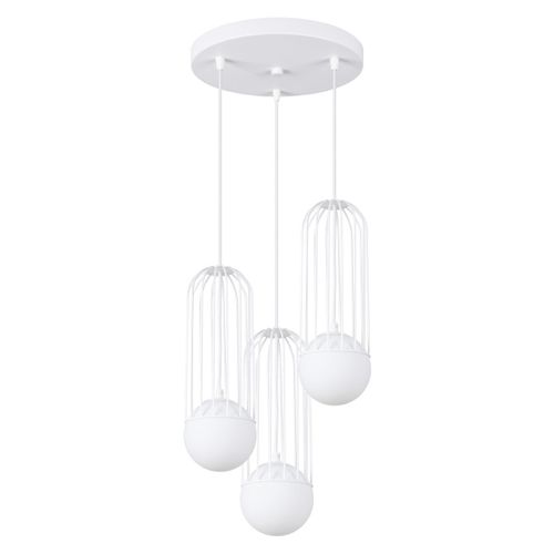 Lampe Suspendue Borealys 3p Blanc