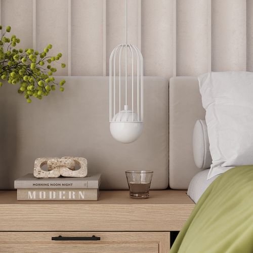 Lampe Suspendue Borealys 3p Blanc