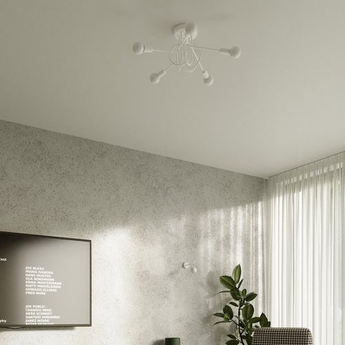 Lustre Oktobot 5 Blanc