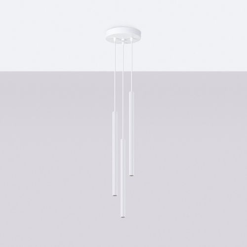 Lampe Suspendue Astralis 3p Blanc