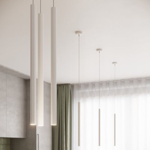 Lampe Suspendue Astralis 3p Blanc