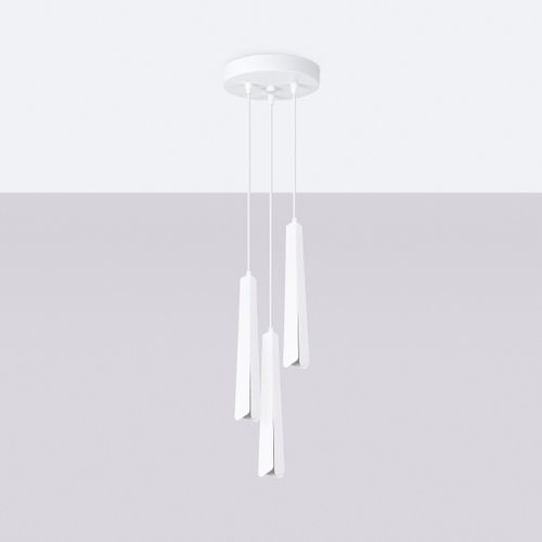 Lampe Suspendue Prismatica 3p Blanc