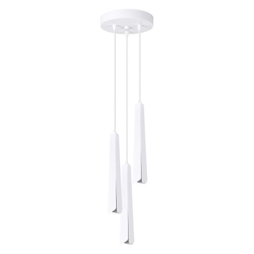 Lampe Suspendue Prismatica 3p Blanc
