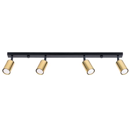 Plafonnier Vespera 4l Noir-doré