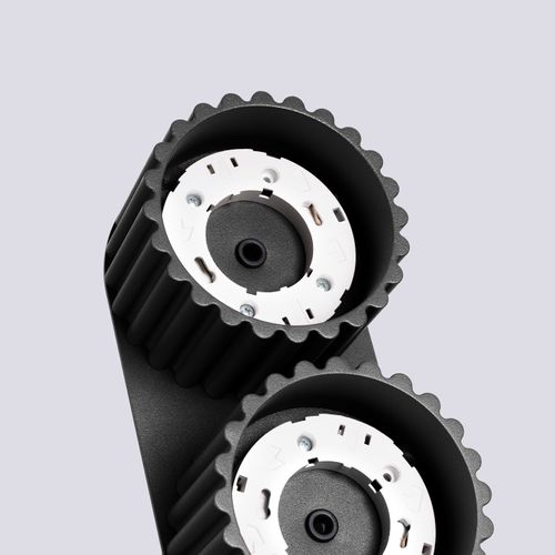 Plafonnier Aurélis 2 Noir Gx53