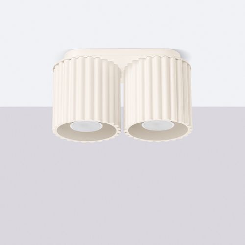 Plafonnier Aurélis 2 Beige Gu10