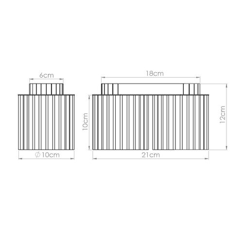 Plafonnier Aurélis 2 Beige Gu10