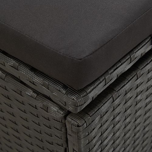 Transat Chaise Longue Bain De Soleil Lit De Jardin Terrasse Meuble D'extérieur Avec Coussins