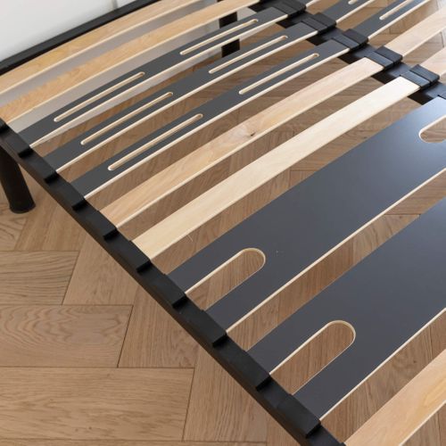 Sommier Cadre à Lattes Métal En Kit 5 Zones Morphologiques 160x200