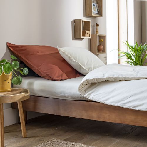 Sommier Kit En Bois Massif 13 Cm Noisette 90x190