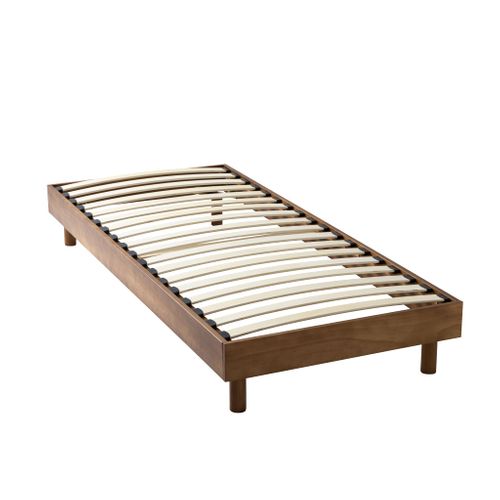 Sommier Kit En Bois Massif 13 Cm Noisette 90x190