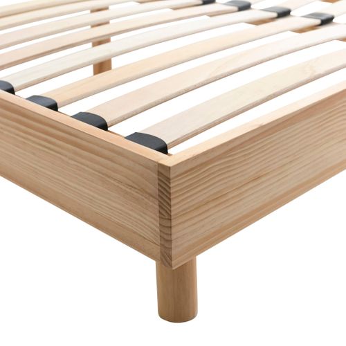 Sommier Kit En Bois Massif 13 Cm Naturel 140x200