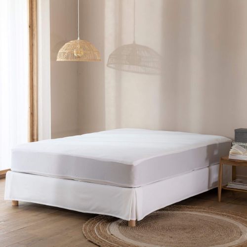 Pack Protège Matelas Et Protège Oreillers Bouclette Imperméable 90x200 Cm