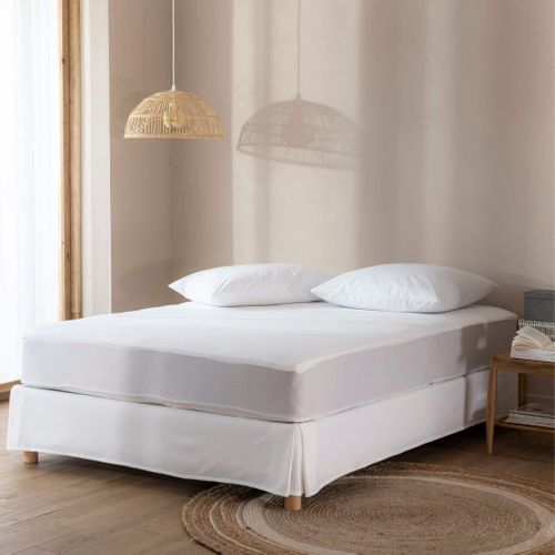 Pack Protège Matelas Et Protège Oreillers Bouclette Imperméable 180x200 Cm