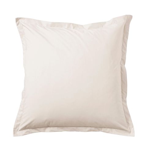 Taie D'oreiller Coton Percale Blanc 65x65 Cm