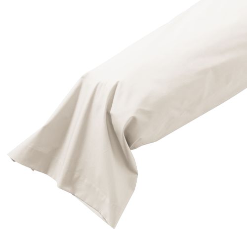 Taie De Traversin Coton Percale Blanc 90 Cm