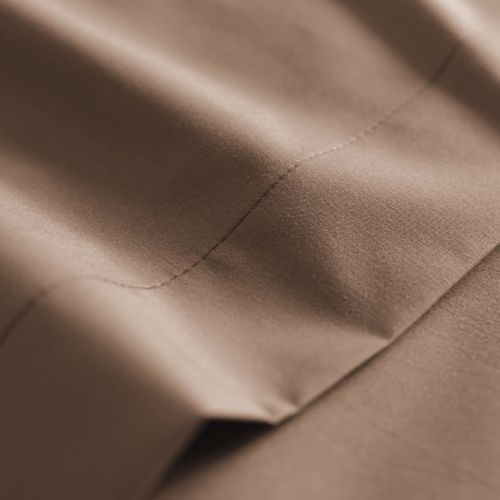 Drap Housse Coton Percale Marron Bonnet 30 Cm 90x200 Cm