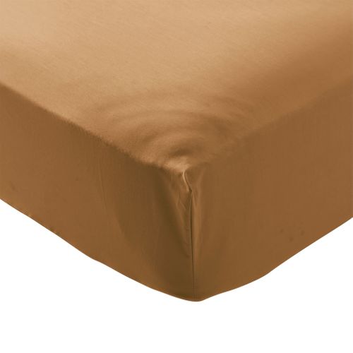 Drap Housse Coton Percale Jaune Bonnet 30 Cm 90x190 Cm