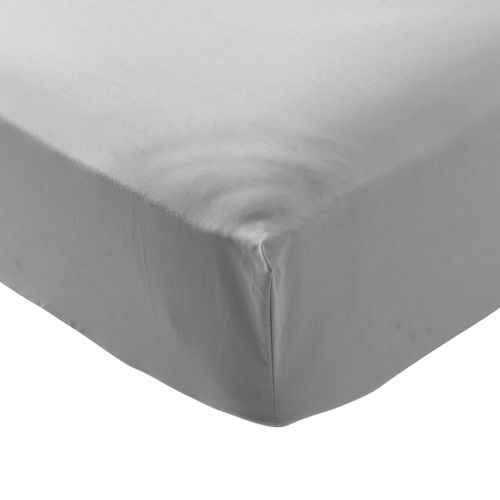 Drap Housse Coton Percale Galet Bonnet 30 Cm 120x200 Cm